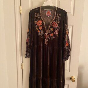 Johnny Was Taline velvet dress